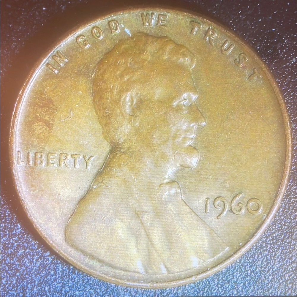 Vintage 1960 Penny Coin